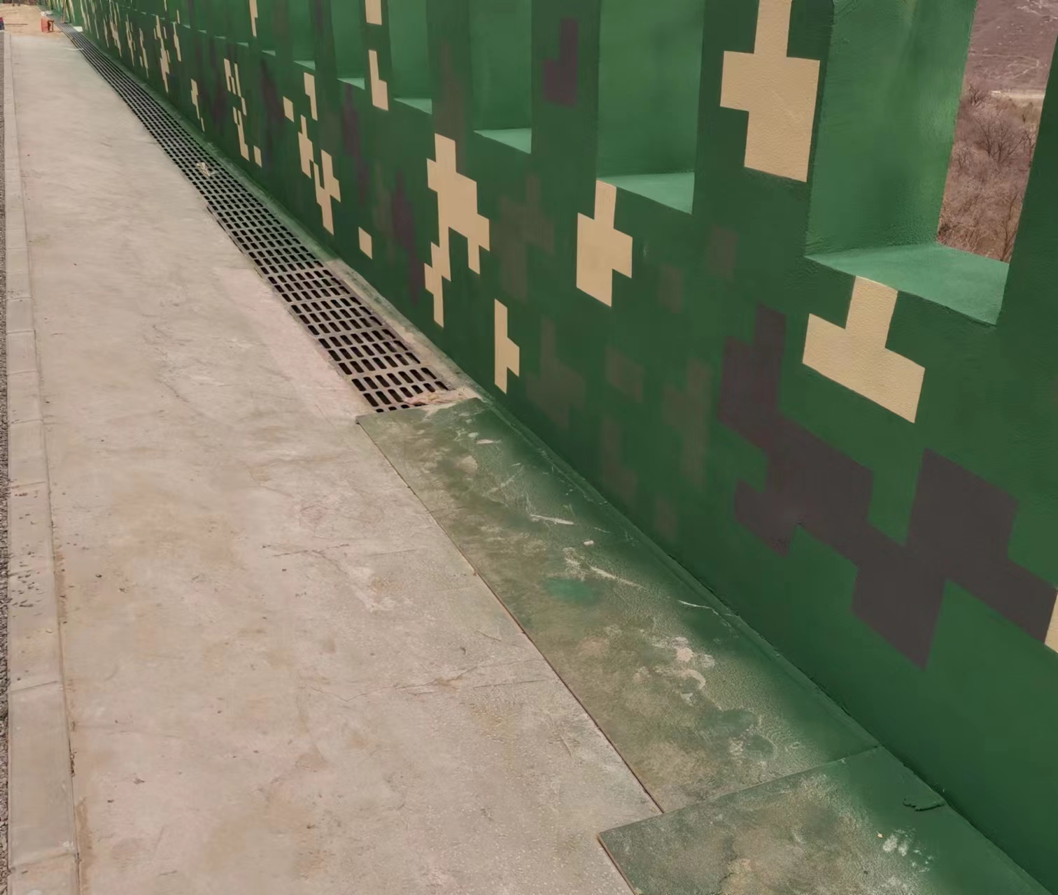 云南围墙迷彩喷涂,数迷彩漆